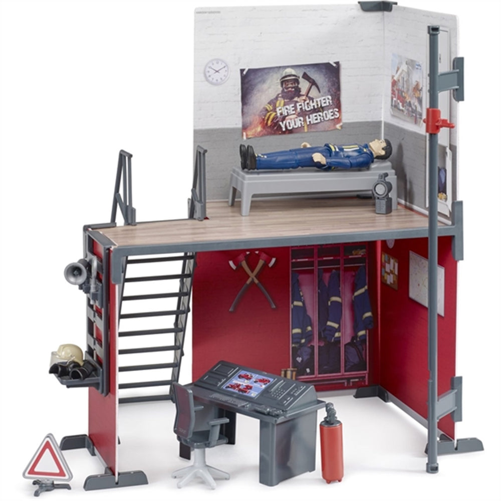 Bworld Brandstation m. Brandmand - Bruder