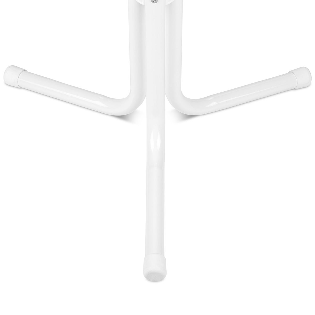 Beautissu Emma statafel Ø60xH71 cm wit staal