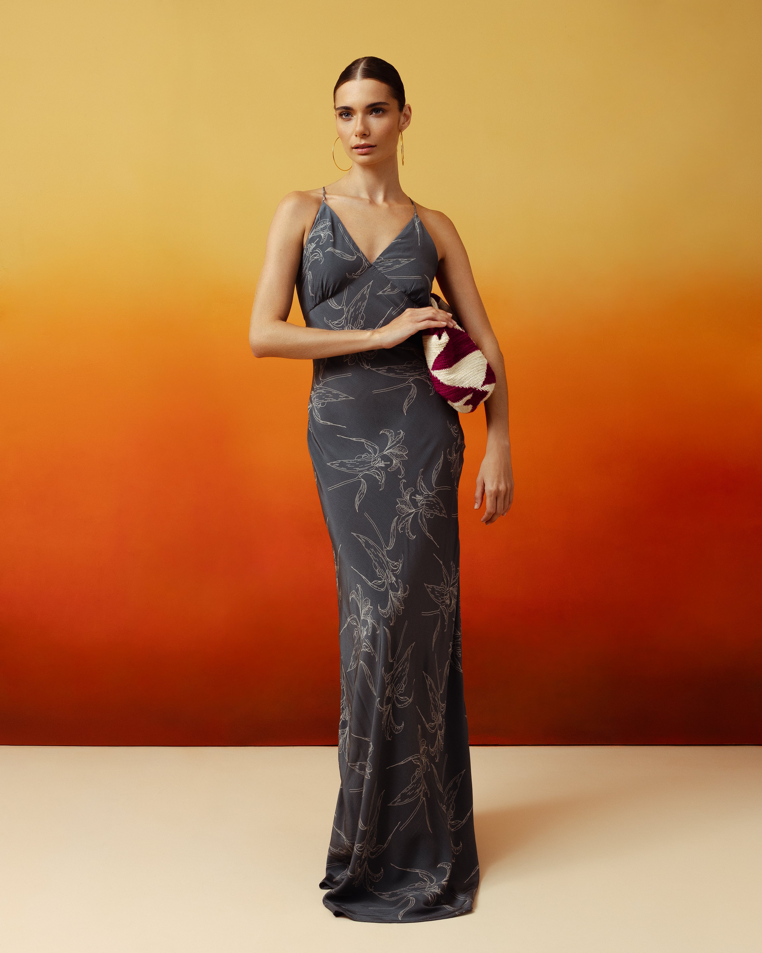 Robe crépuscule orchidée