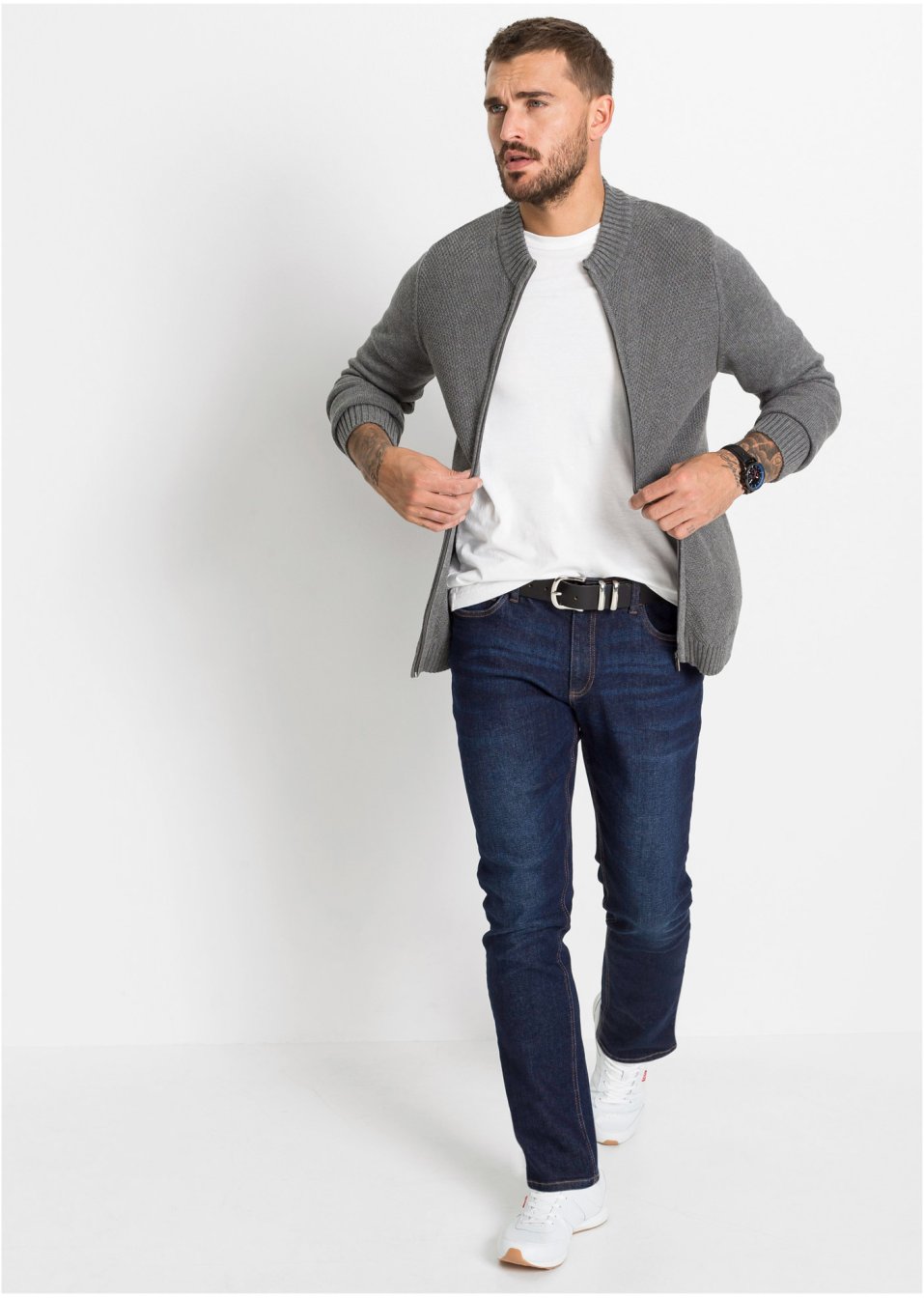 Gilet en maille coupe confort