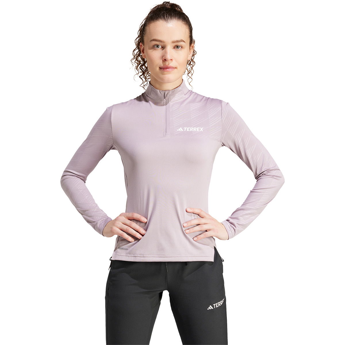 adidas Terrex Multi 1/2 Zip Langærmet T-shirt Dame
