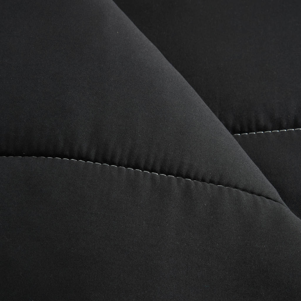 all-in one lazy dekbed zwart/antraciet
