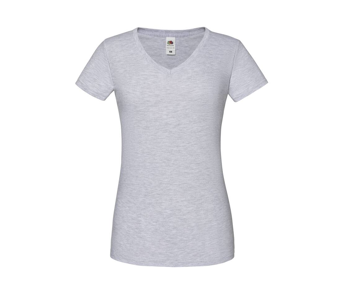 FRUIT OF THE LOOM SC155 - T-shirt Femme Col V Mode Fruit of the Loom