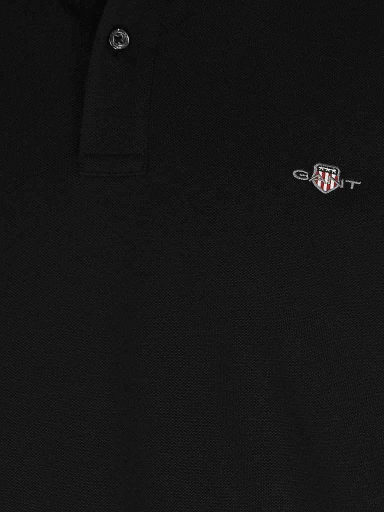 GANT Poloshirt Regular Fit schwarz
