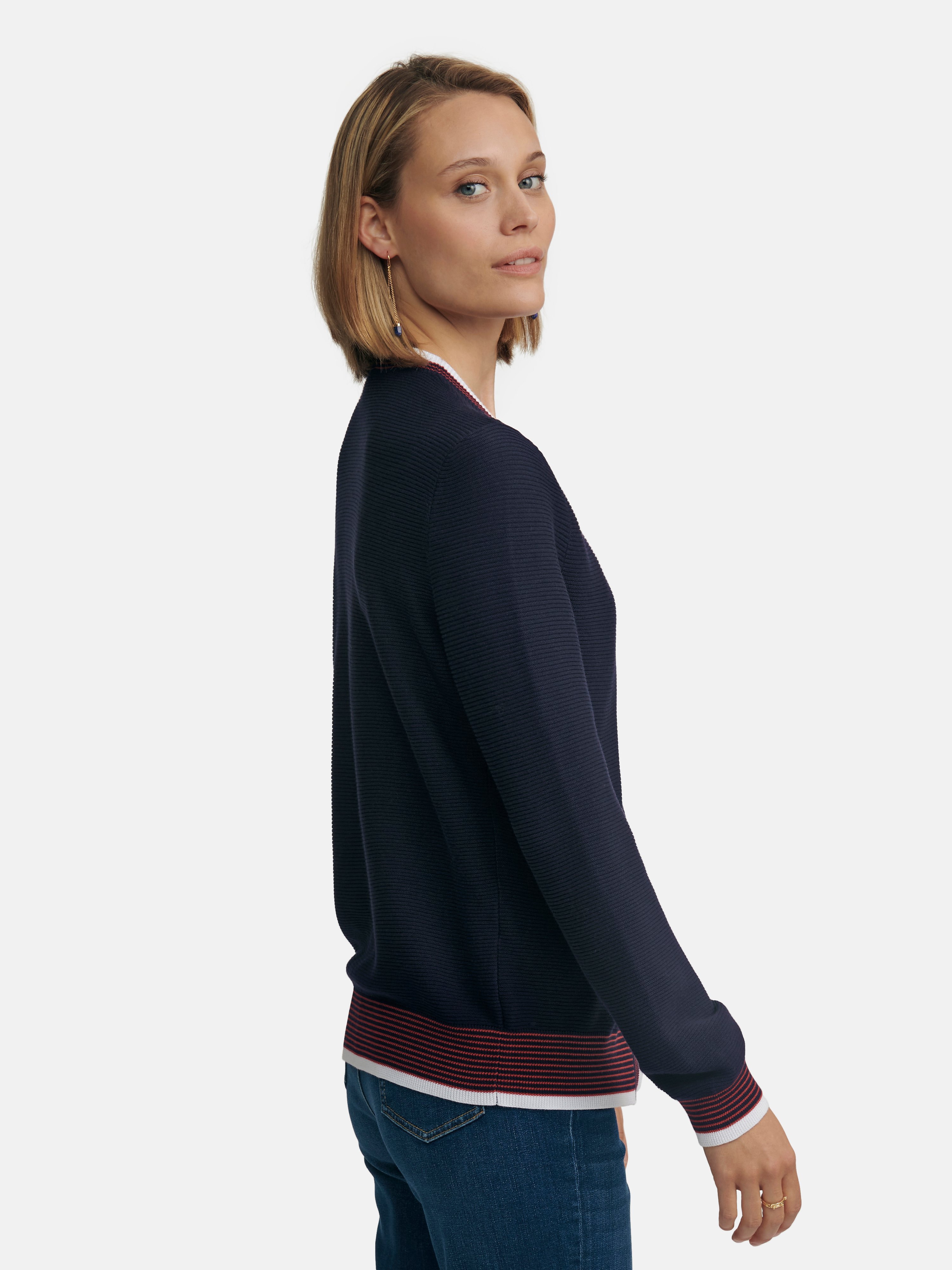 Strickjacke aus 100% SUPIMA®-Baumwolle