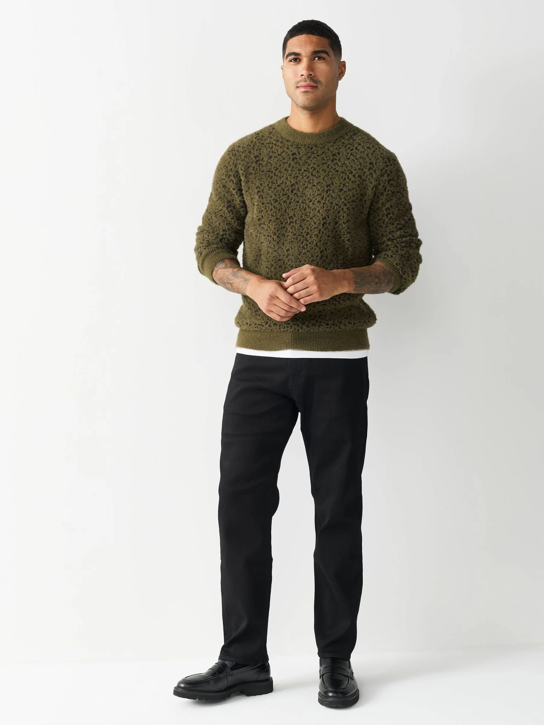 Zwart - Straight fit - Comfortabele stretchjeans