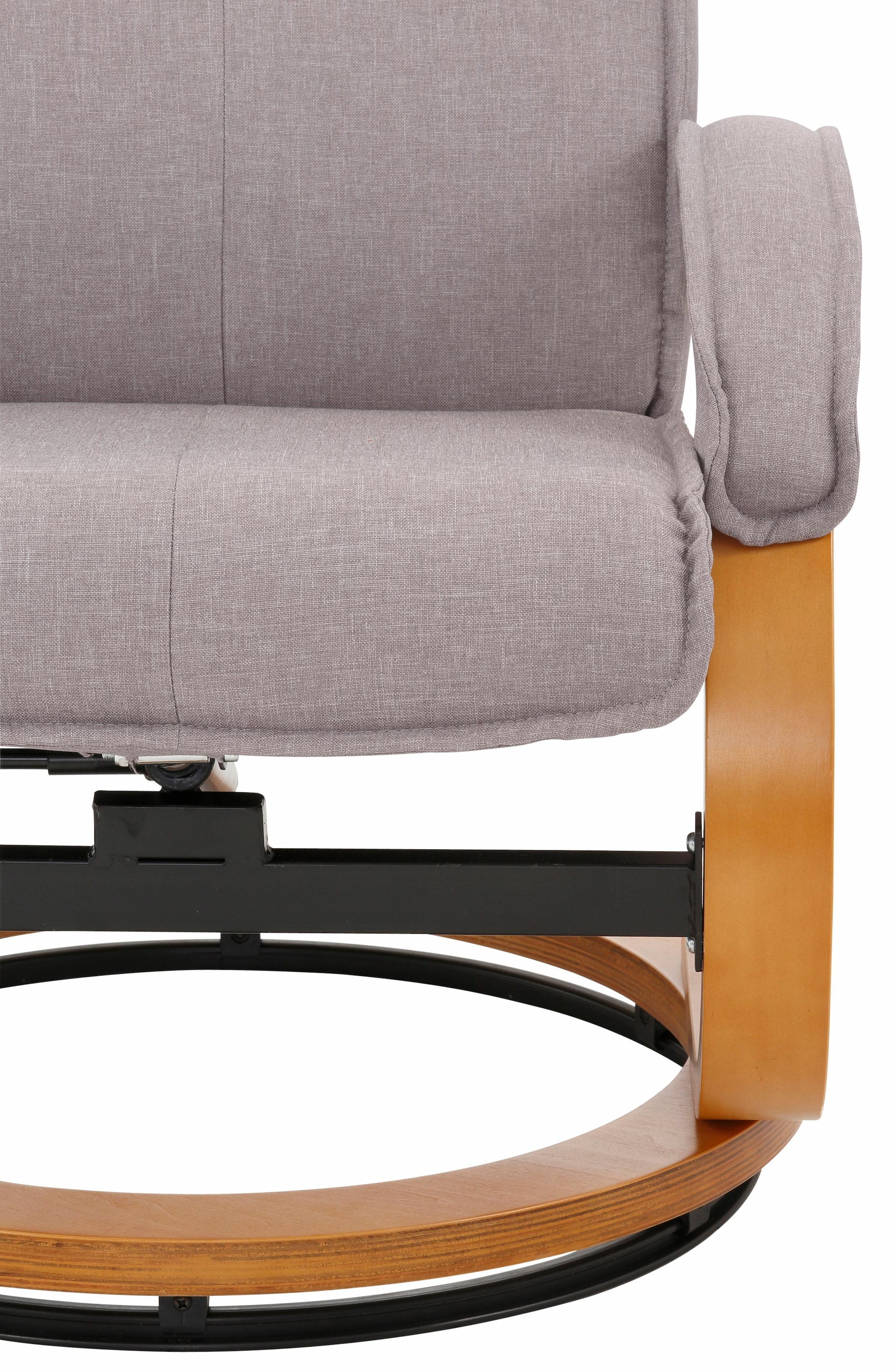 Home affaire Relaxsessel »Paris, TV-Sessel mit Hocker und manueller Liegefunktion« bestehend aus Sessel und Hocker, 2 Stk. tlg. Dreh- und Relaxfunktion, mit Microfaser, Webstoff und Naturleder lieferbar