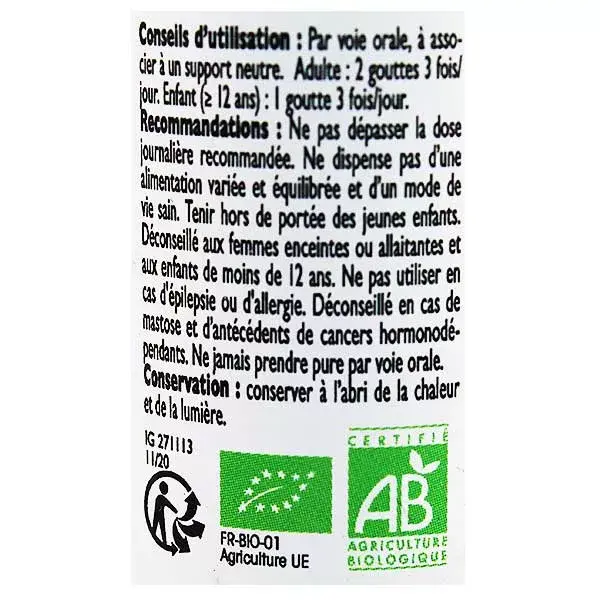 Le Comptoir Aroma Óleo Essencial Orgânico de Sálvia Esclaréia 5ml