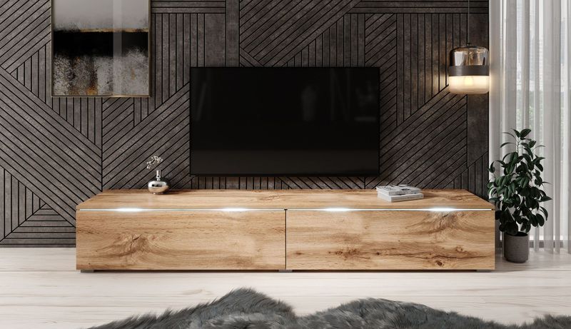 Meubella - TV-Meubel Dixon - Eiken - 180 cm
