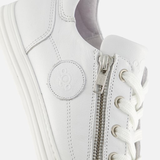 Aqa Sneakers wit Leer
