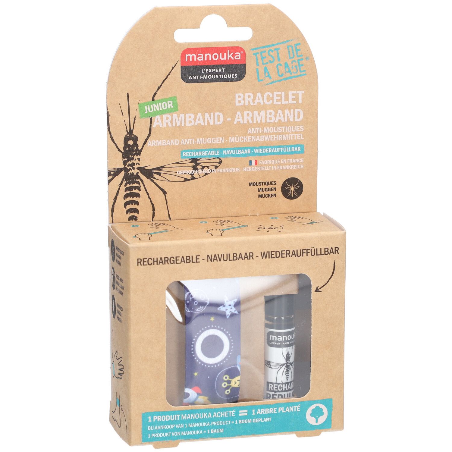 MÜCKENSCHUTZ Armband Junior Weltraum MANOUKA