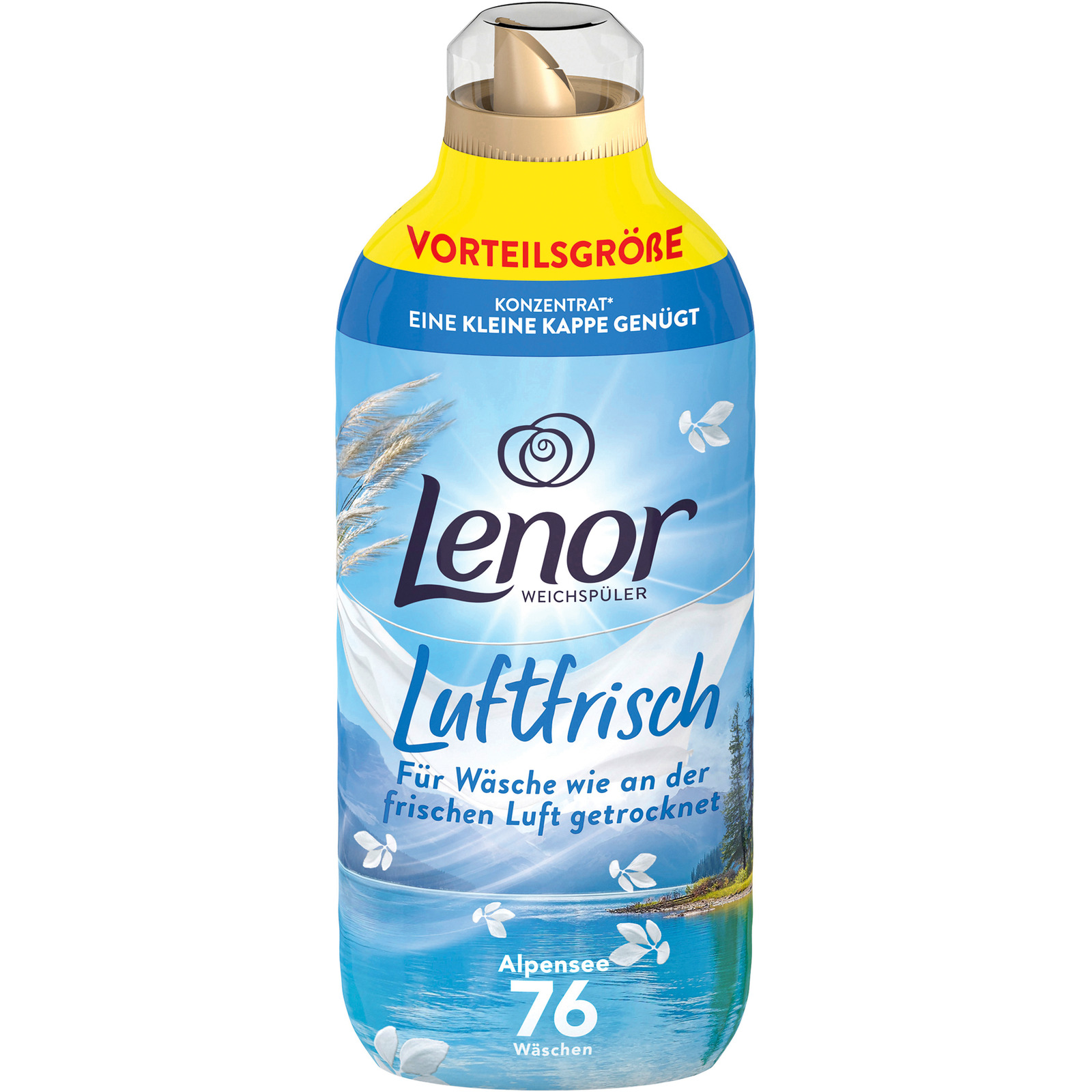 Lenor Luftfrisch Alpensee Weichspüler 76 Waschgänge