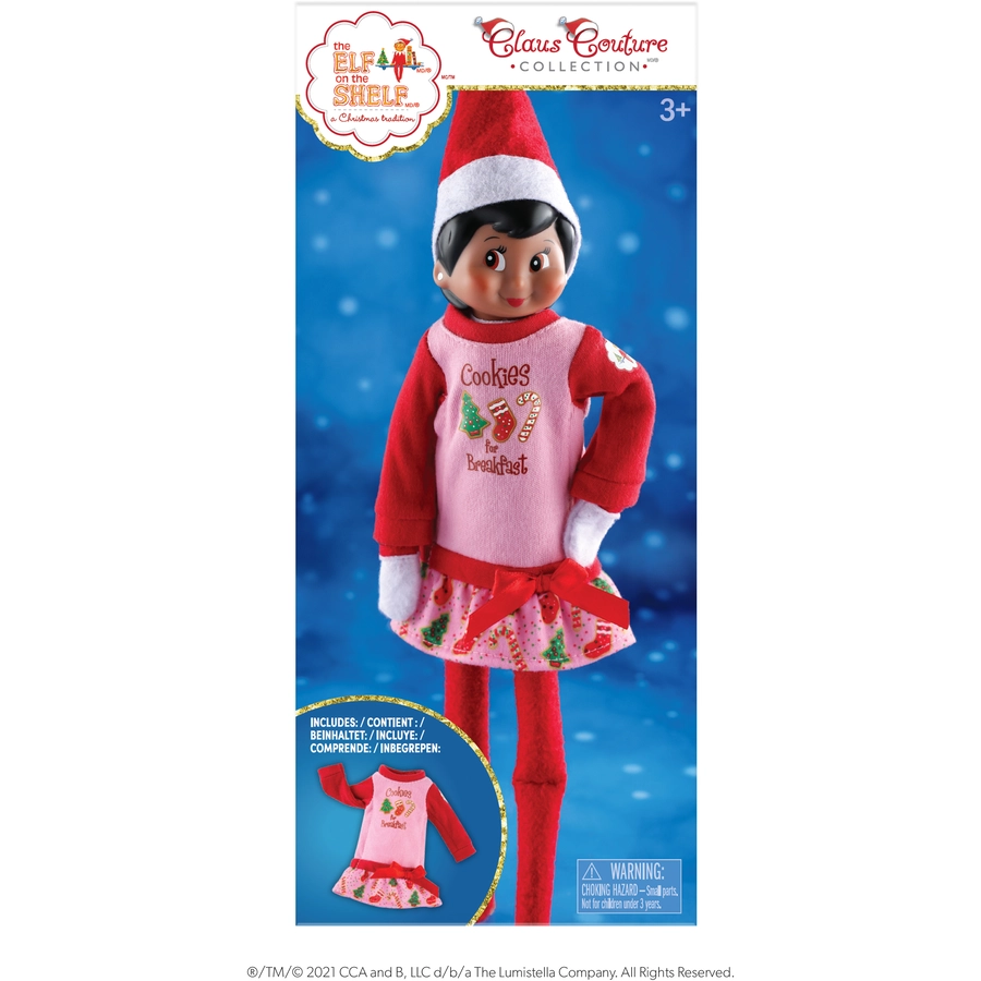 Elf on the Shelf The Elf on the Shelf® Elf Outfit - Cookies Nachthemd Mehrfarbig