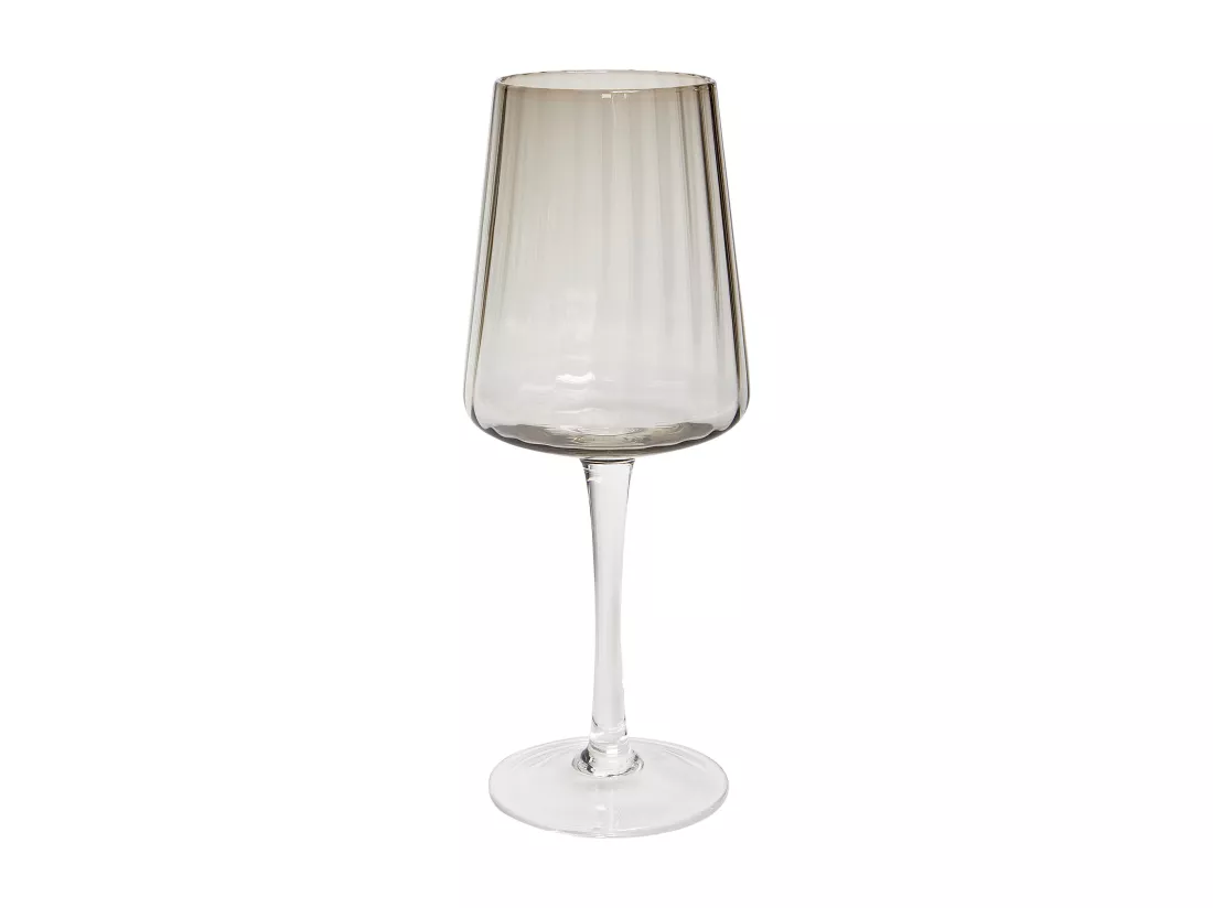 Lot de 4 verres à vin QUARTZ 360 ml Gris