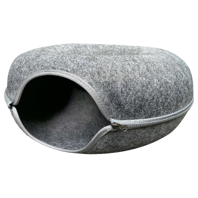 Aumüller Donut Katzentunnel/-höhle Ø50cm grau