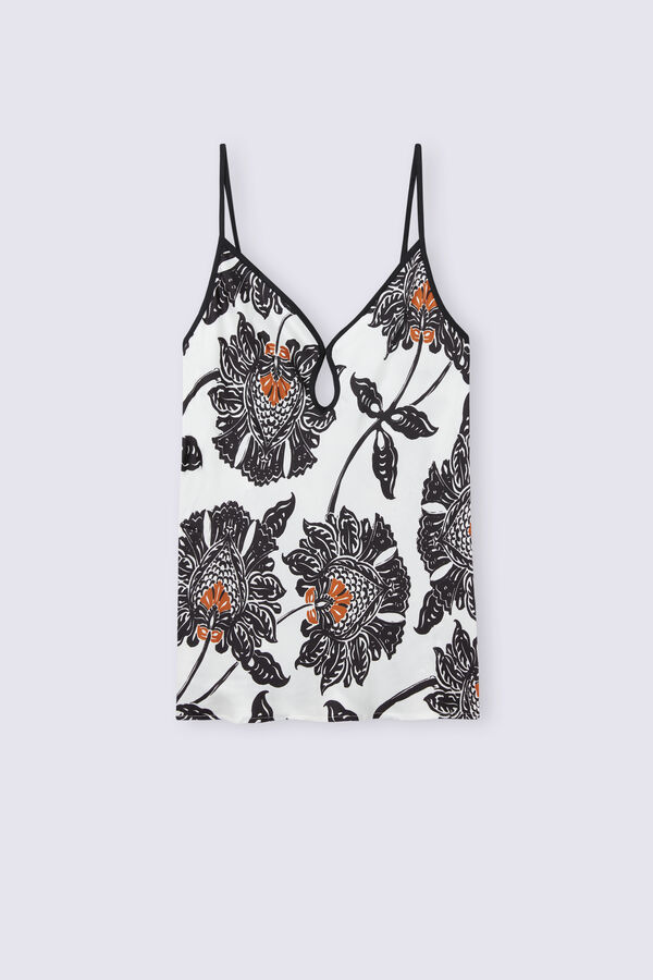 Blusa de cetim viscose Folk & Delicious