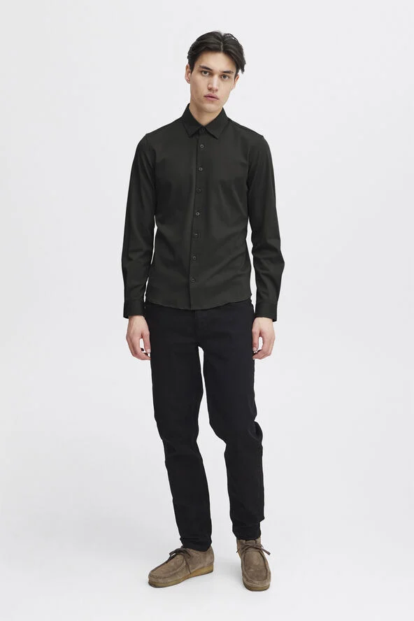 Casual Friday CFARTHUR LS BU jersey shirt Dark shadow