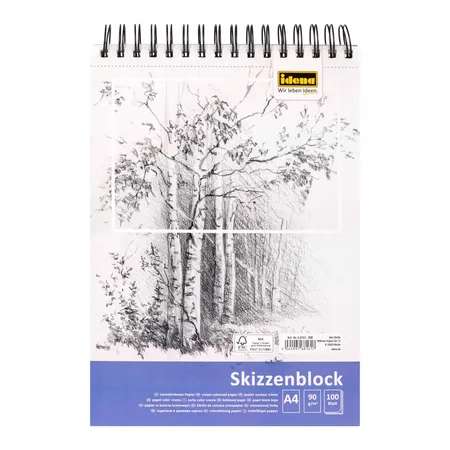 Idena 68161 Skizzenblock A4