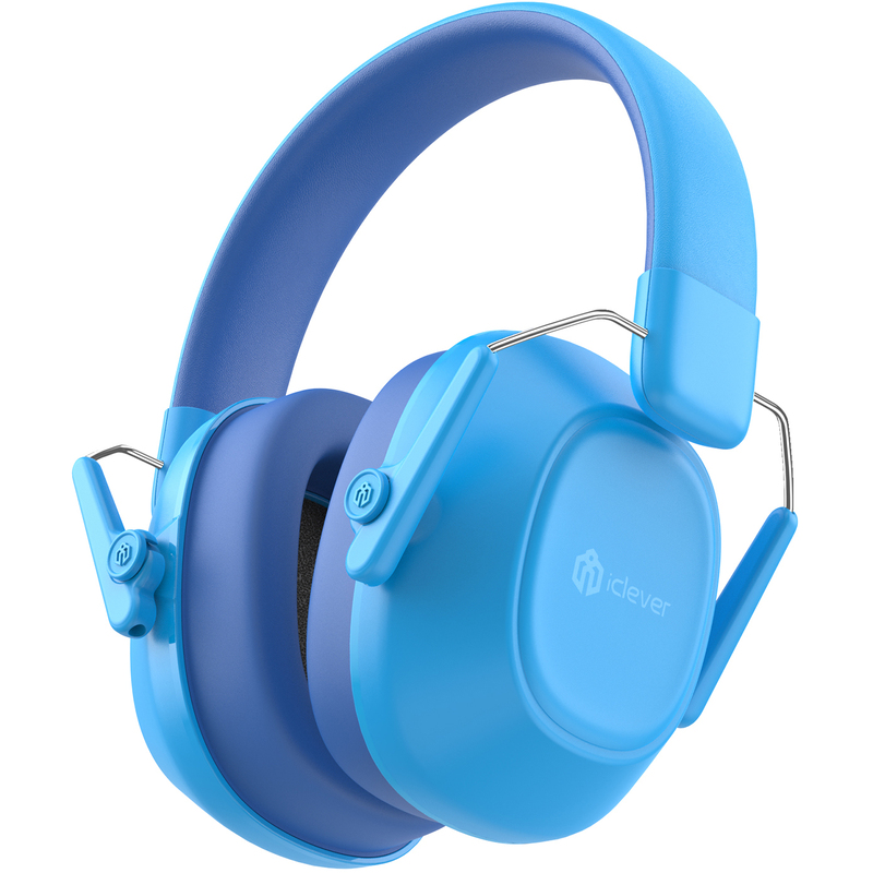 iClever Lärmschutz für Kinder Ear Muffs IC-EM01, blau