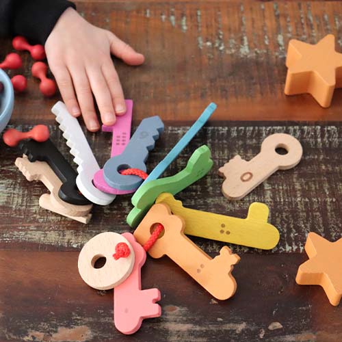 Tickit speelfiguren sleutels - 12st