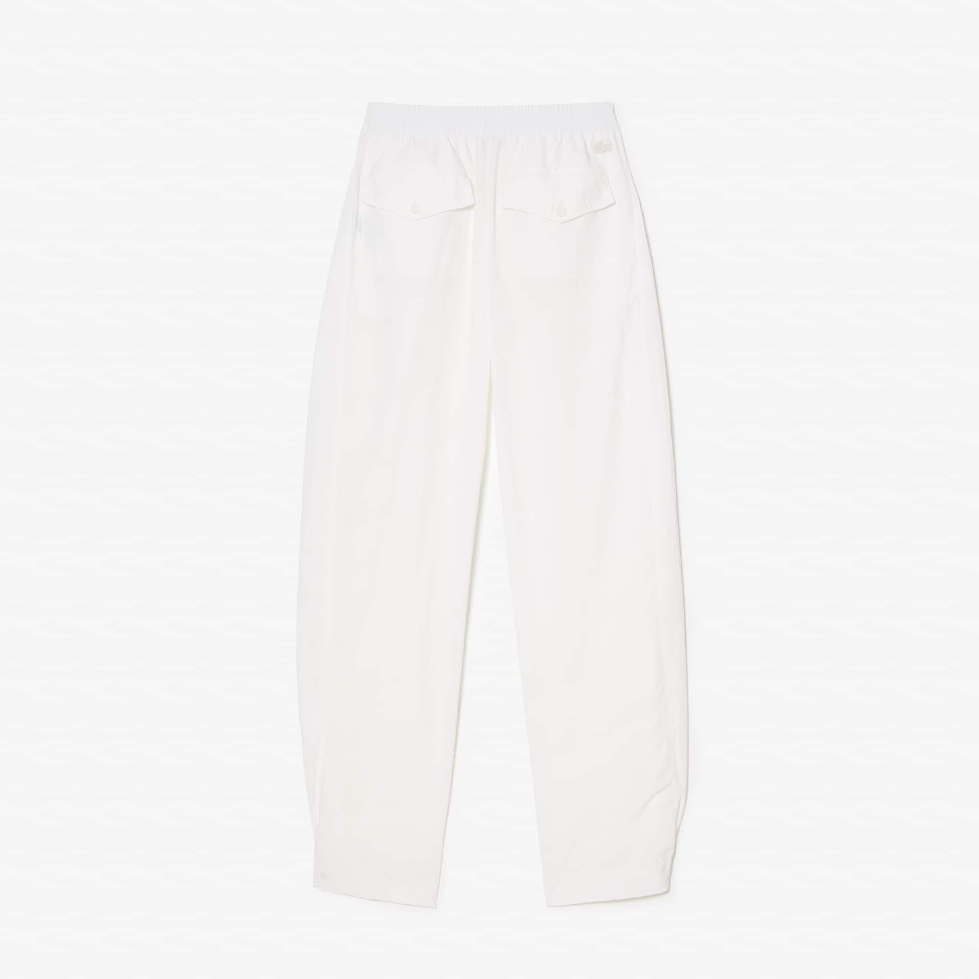 Pantalon de survêtement Sportsuit jambe large en nylon Pantalons de survêtement - Blanc - Lacoste - Femme