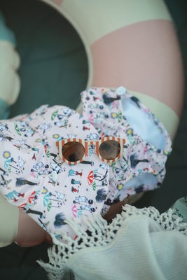 Mummitrollet UV-Sett Badebleie og Solhatt, Rosa