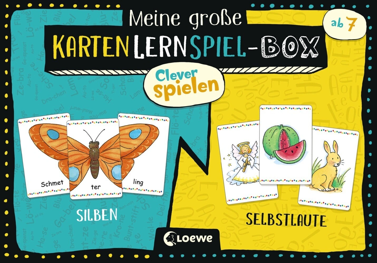 Meine große KartenLernSpiel-Box - Clever Spielen - Meine große KartenLernSpiel-Box - Silben/Selbstlaute