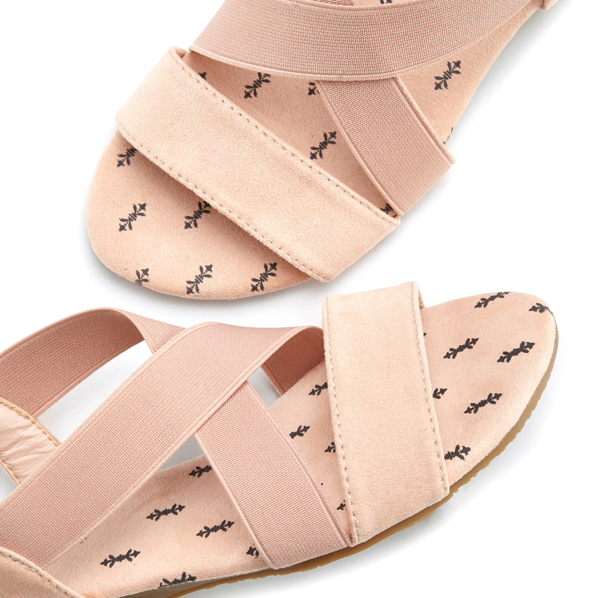 Vivance Sandalette »Sommerschuh«  Sandale, Sommerschuh mit elastischen Riemchen und Keilabsatz VEGAN
