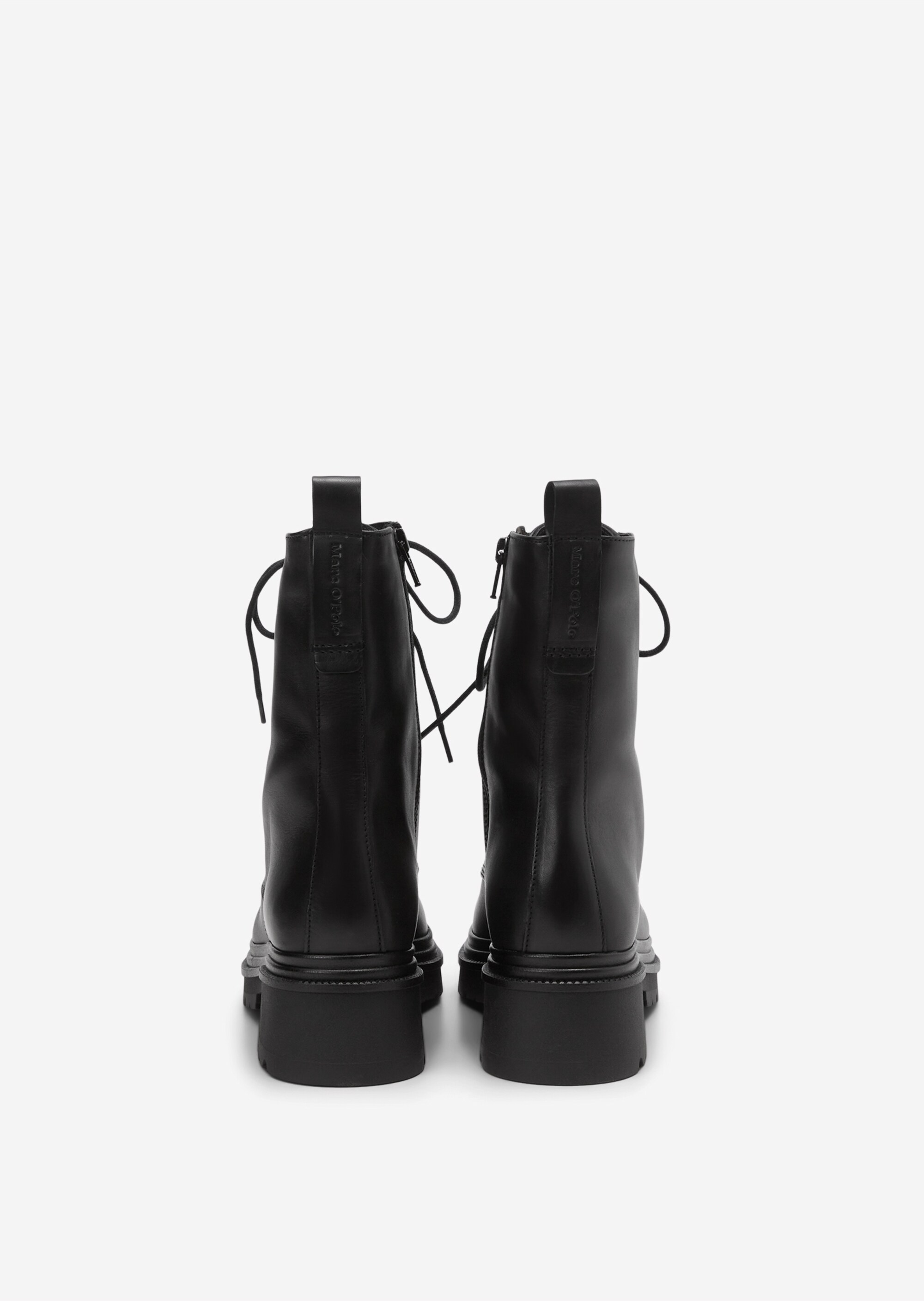 Schnürstiefel mit Innenzipper