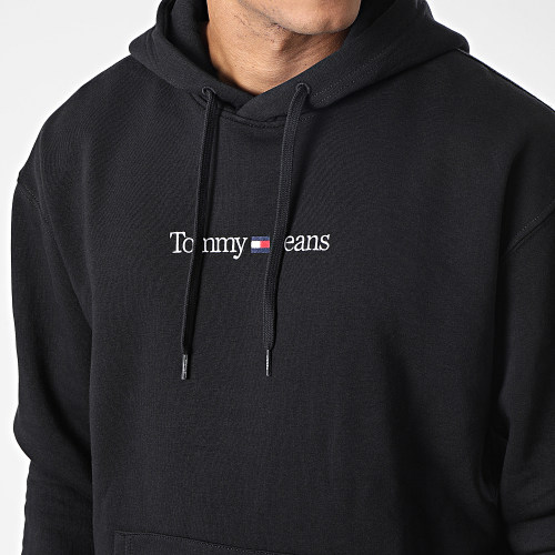 Sweat Capuche Linear 5013 Noir