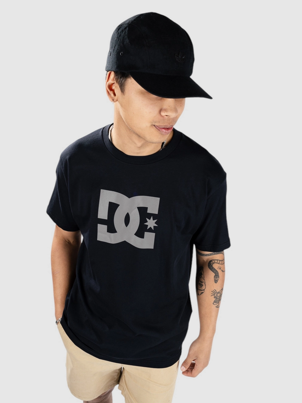 DC Star T-Shirt black/pewter