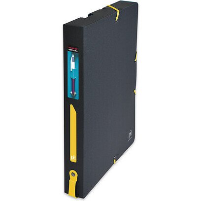 Boite Oxford for student 24x32 Dos40 polypro  opaque assorti