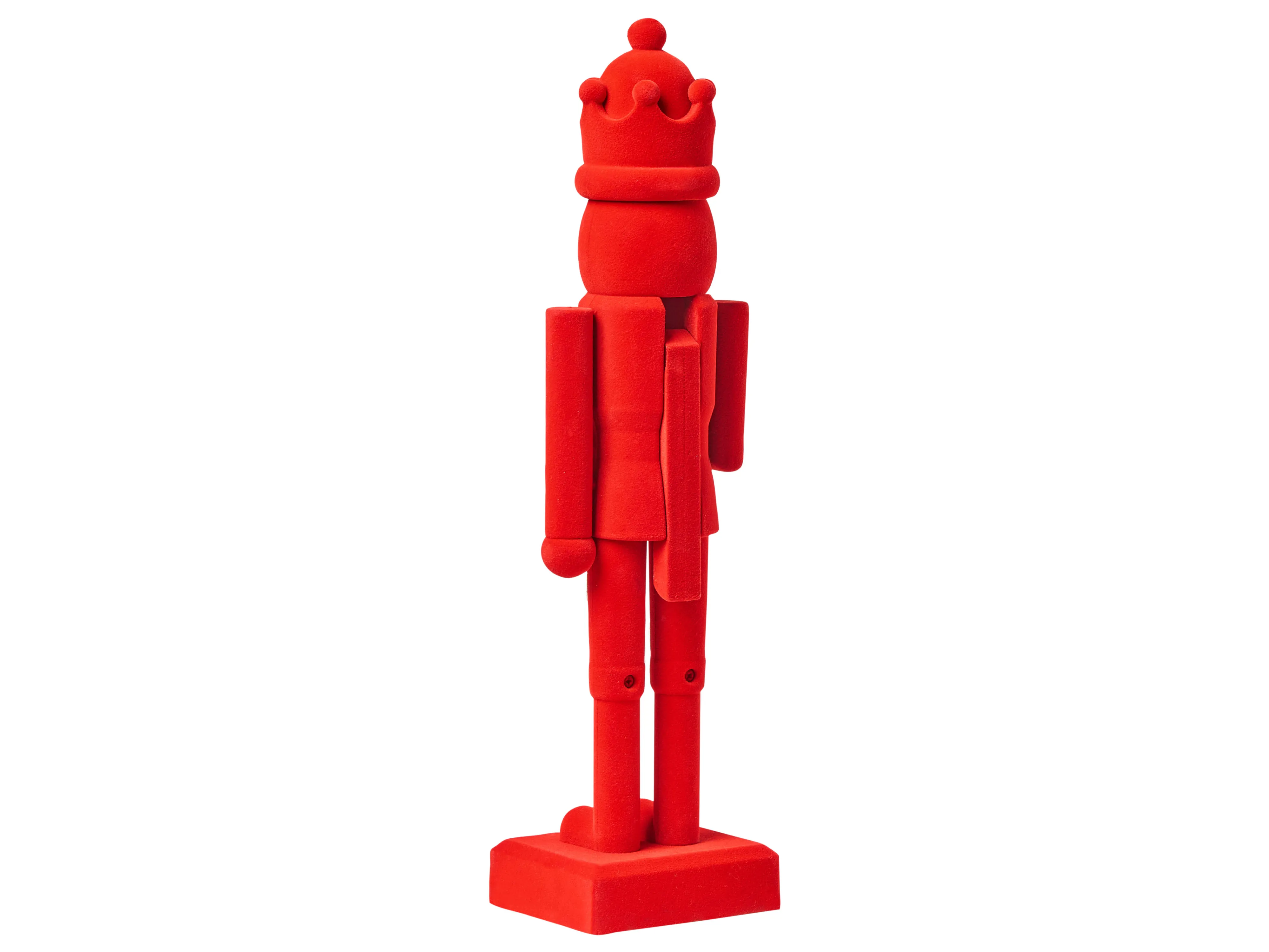 Set van 2 figuren FLATEY Notenkraker 40 cm Rood