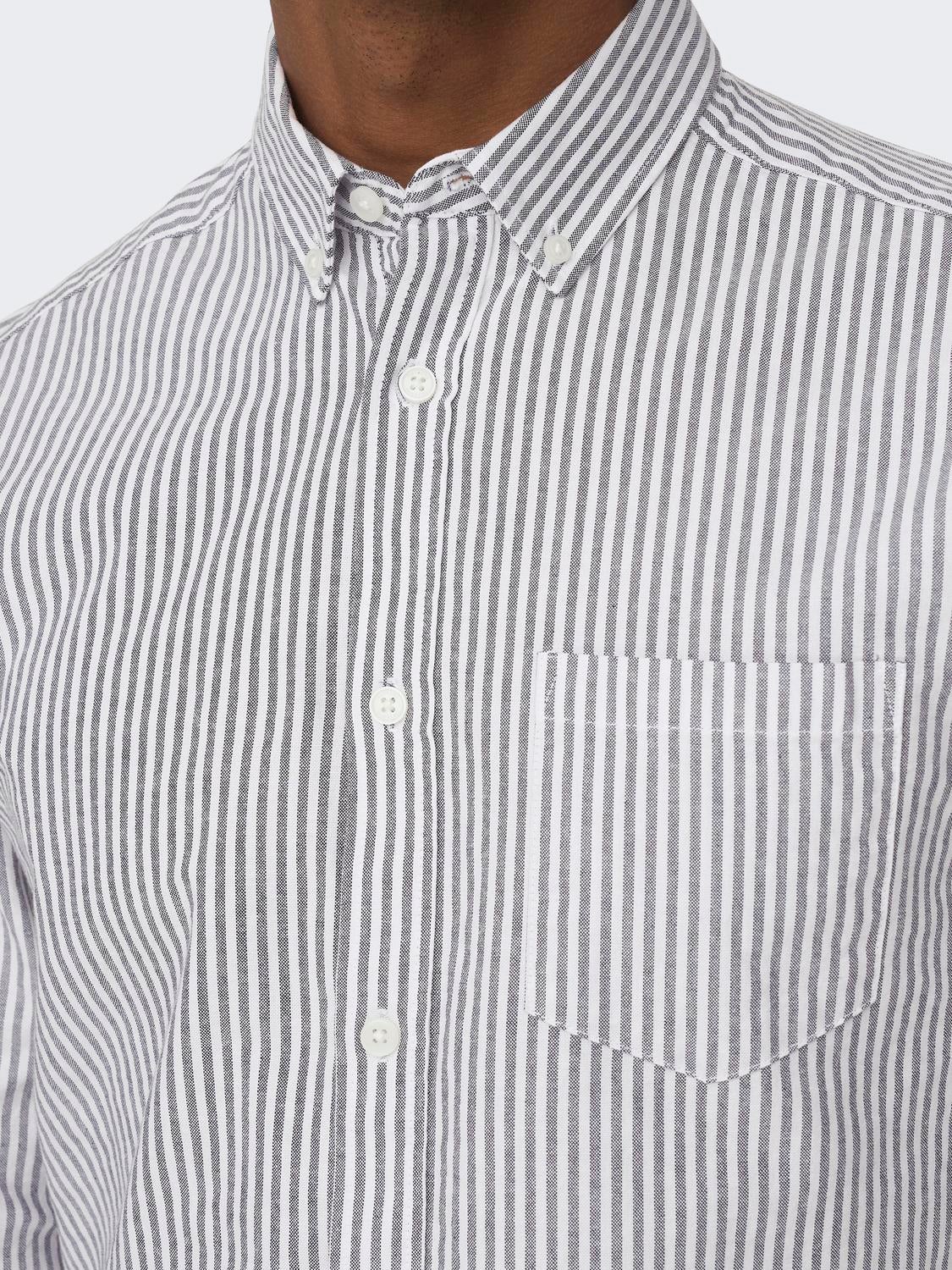 ONSALVARO Oxford Hemd Dark Navy