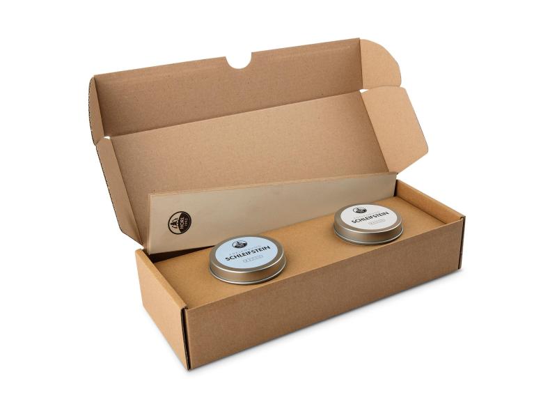 Horl Rollschleifer Abziehscheibe #3000 & #6000, Set Schleifscheiben-Set inkl. Abziehleder