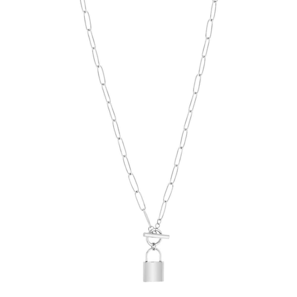 Collier acier cadenas 51 cm