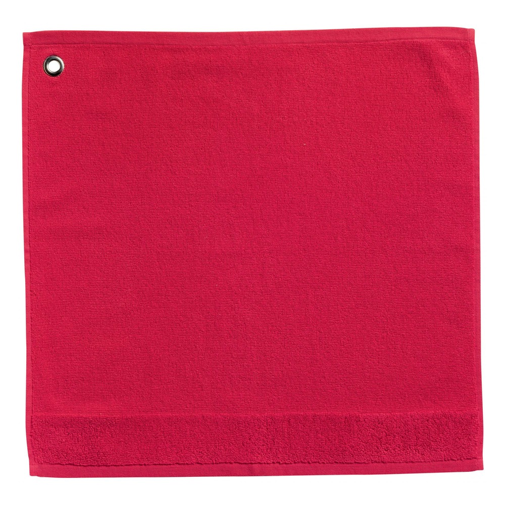 Essuie-mains oeillet curl geranium 50 x 50 cm
