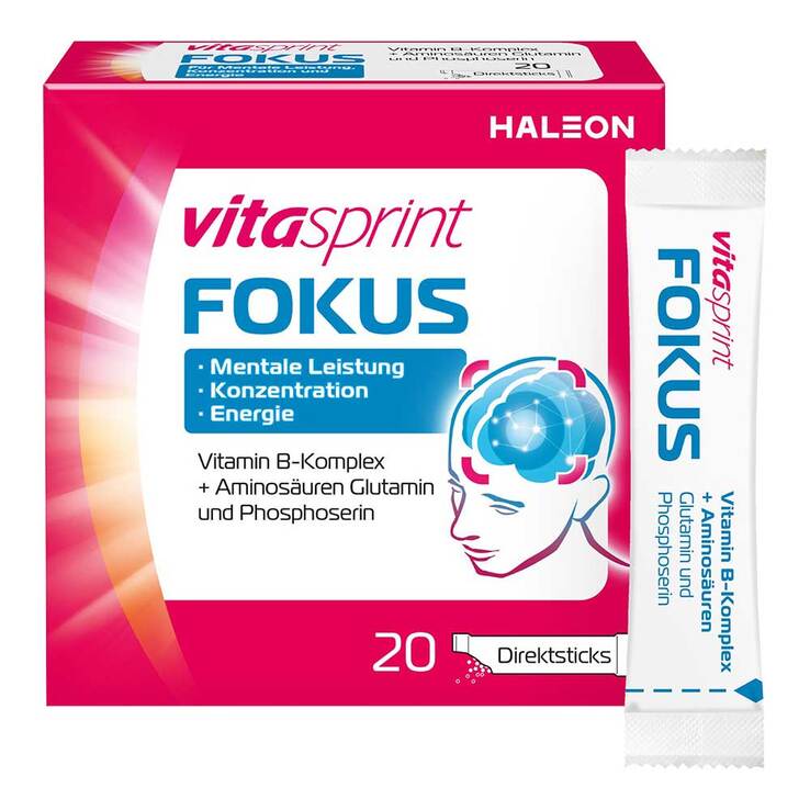 Vitasprint Fokus Direktsticks, 20 St