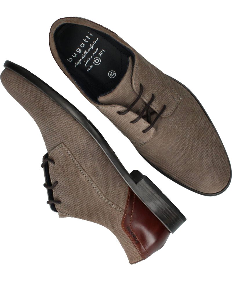 Bugatti Veterschoenen Taupe Heren