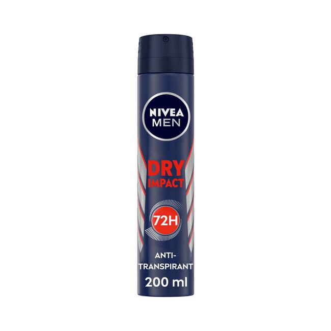 NIVEA MEN Dry Impact Anti-Transpirant Deodorant Spray 200 ML