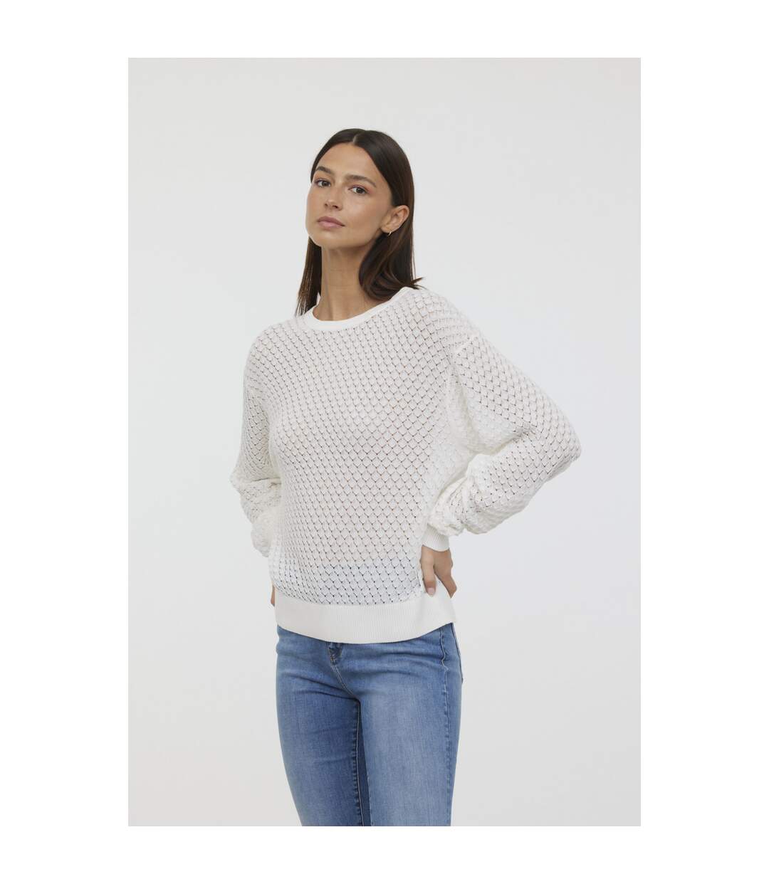 Pull manches longues coton regular CALIO