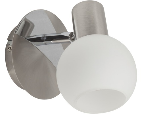 Wandlamp, 1-lichts, Ø 11 cm, Tiara ijzer/wit