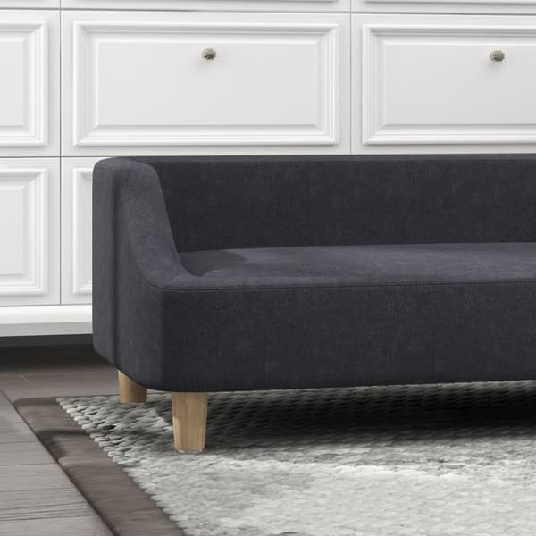 Hundesofa Kjæledyrsofa For Mellomstore Og Store Hunder, Forhøyet Design Med Treben, Mørkegrå
