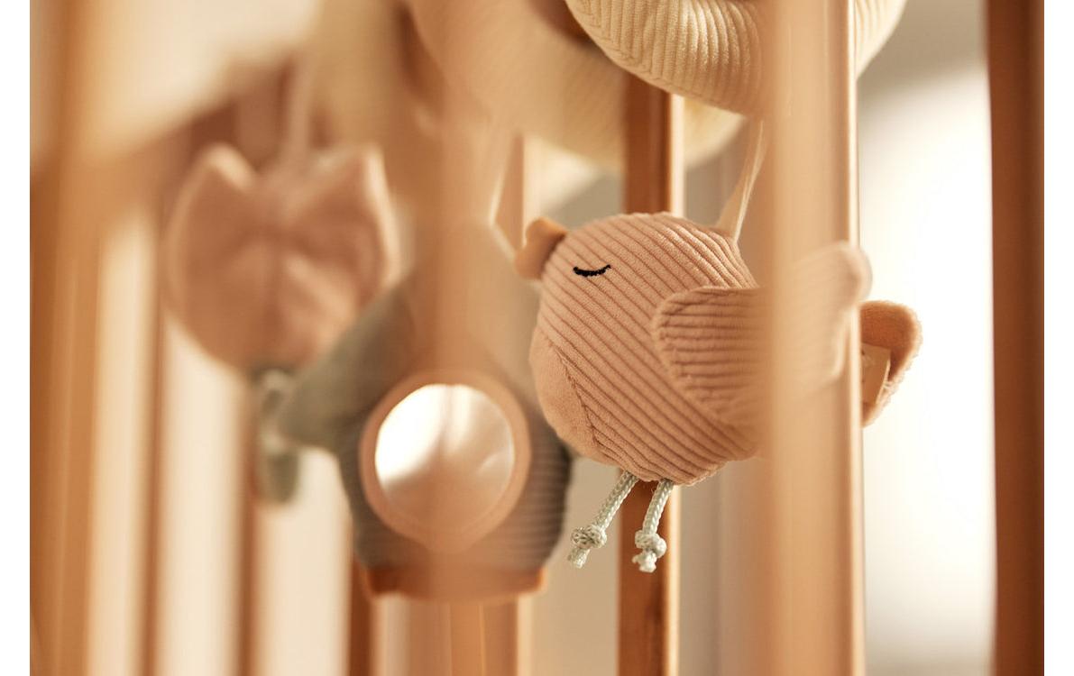 Kinderwagenspielzeug Aktivitäten-Spirale – Lovely BirdsSpielzeug für Babyschale, Kinderwagen oder Laufgitter