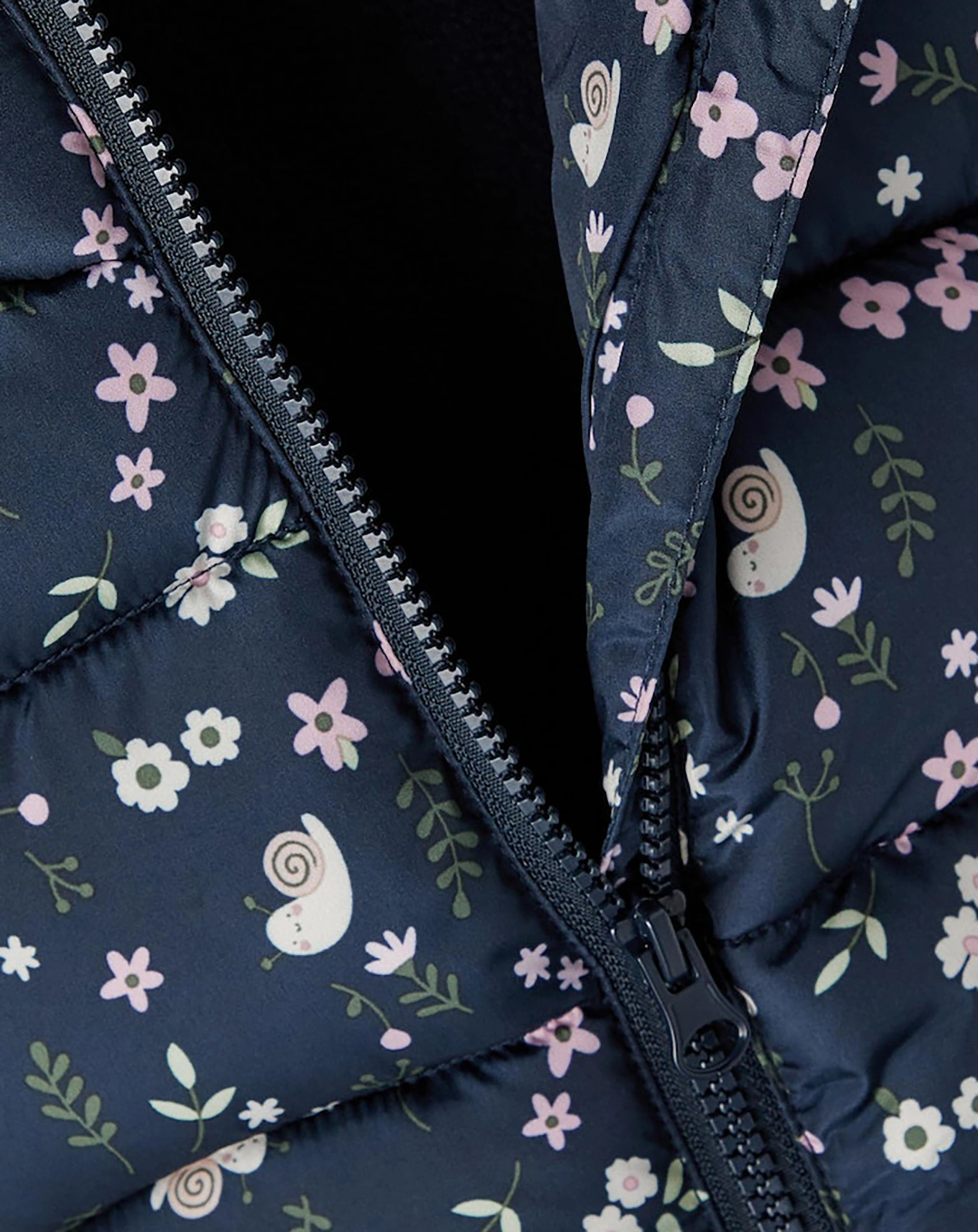 Steppjacke NBFMILENA AOP in dark sapphire