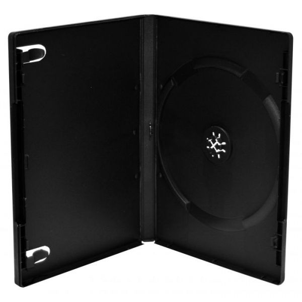 MediaRange Pack 5 Capa DVD para 1 disco, 14mm, Preta - BOX30