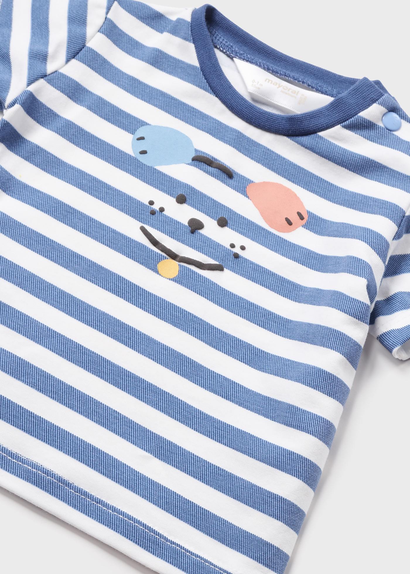 Conjunto de algodão com 4 peças para recém-nascido
