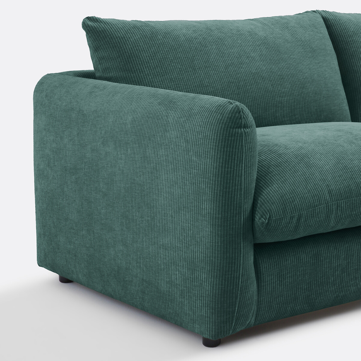 LA REDOUTE INTERIEURS<br>Sofá de 2, 3, 4 lugares, veludo Yde