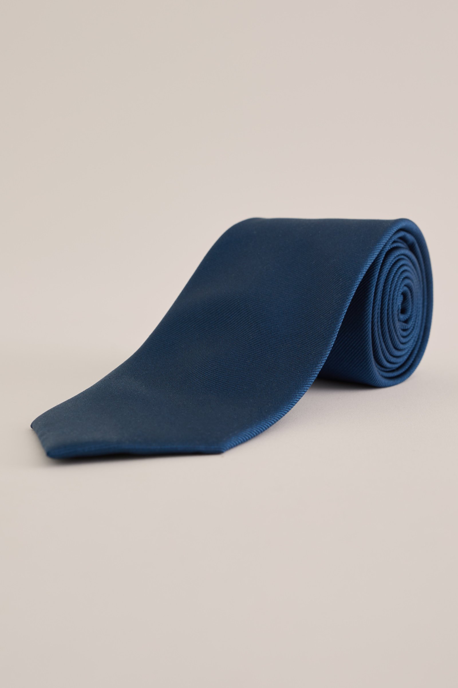 zijdemix stropdas met structuur WE Fashion Kobaltblauw