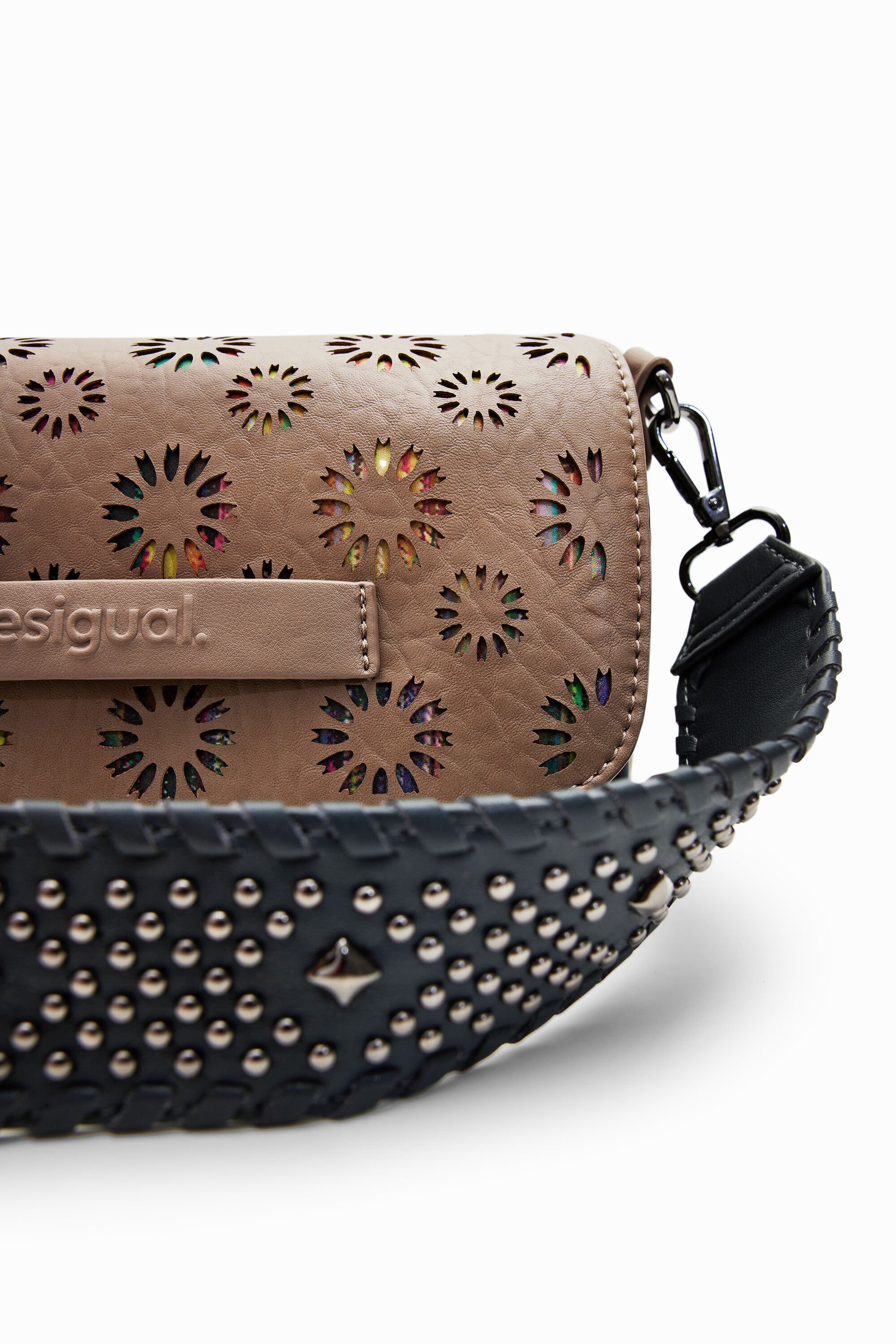Sac à bandoulière moyen estampé